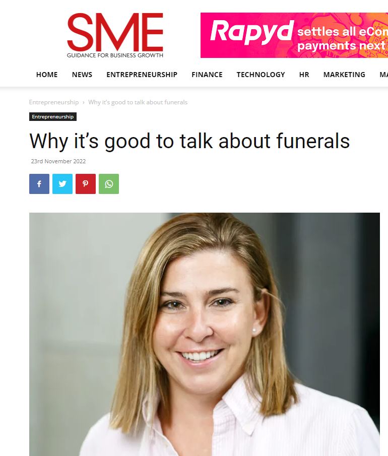 Why it's good to talk about funerals